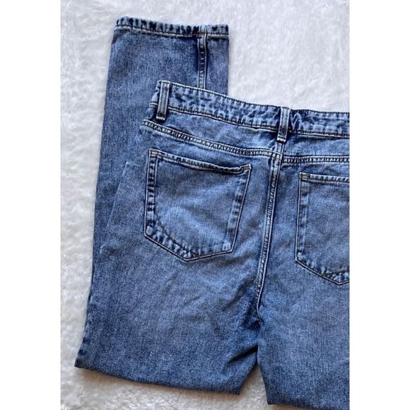 Paper Denim & Cloth Mens Denim Jeans Straight Mid Rise Blue Wash 34/30 - Picture 12 of 14